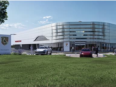 Joseph Nicholas Construction Breaks Ground on 133,960 SF Porsche Dealership in Barrington, Illinois