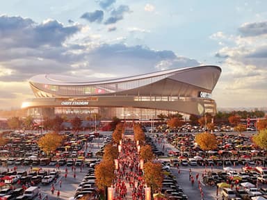 Kansas City Chiefs Release Renderings for New $3B Stadium Set to Open in 2031