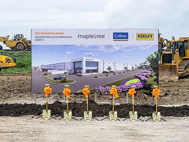 Mapletree Breaks Ground on 419,520 SF Spec Industrial Facility in Joliet, Illinois