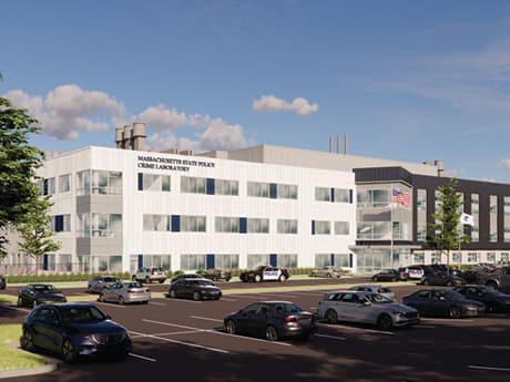 Massachusetts State Police to Open 200,000 SF Crime Lab, Training Facility in Marlborough